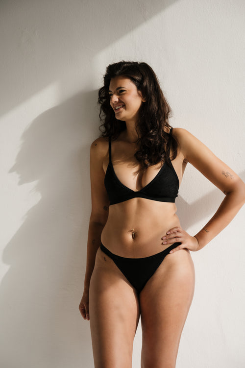 Peachy Bralette Black